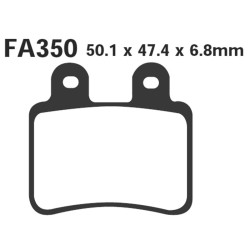 Pastiglie Tt Hm Cre 50 03-09 per MALAGUTI X3M Enduro 08-10 e altri modelli Bremsbeläge EBC