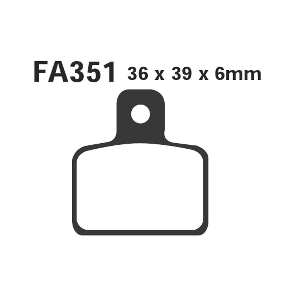 Pastiglie Tt Gas Gas Txt 125/250/280/300 Bremsbeläge EBC