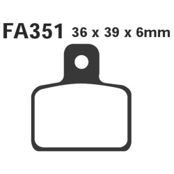 Pastiglie Tt Gas Gas Txt 125/250/280/300 Bremsbeläge EBC