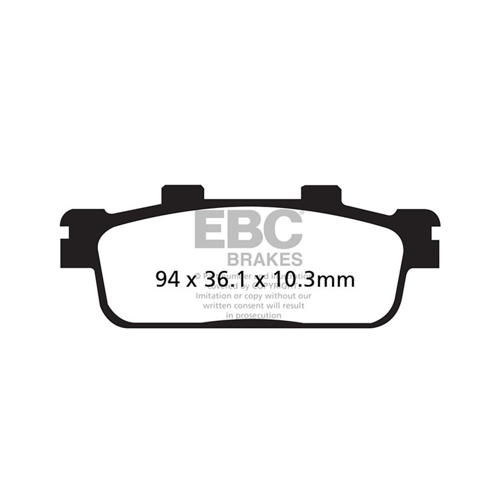 Brake Pads Tt Daelim/Sym Quad for KYMCO People 125/200 S 07-11 and other model Brake Pads EBC