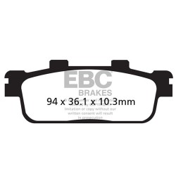 Brake Pads Tt Daelim/Sym Quad - FA427TT