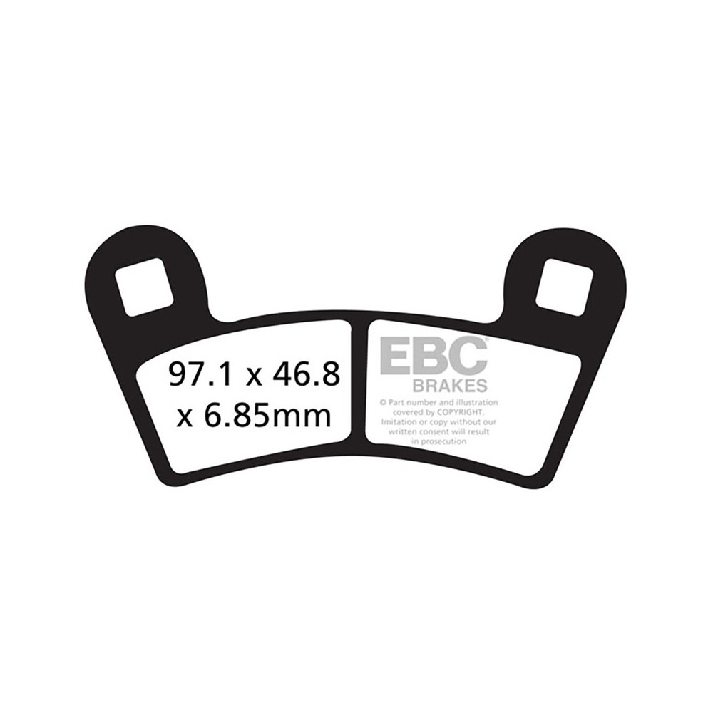 Brake Pads Tt FA456TT for POLARIS : Outlaw 450/525 08-11 and other model Brake Pads EBC