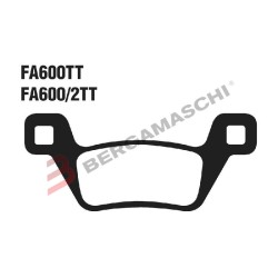 Pastiglie Tt Kymco Mxu 500 09-Post. per KYMCO MXU 500/550/700i 09- Pastiglie Freno EBC