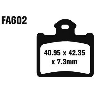 Brake Pads Tt Ktm Sx 85 11- Rear T. Husqvarna Cr 65 11- - FA602TT