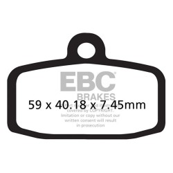Brake Pads Tt Ktm Sx 85 12- Frnt Gas Gas Txt - FA612TT