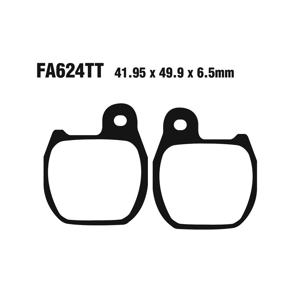 Brake Pads Tt Honda Tlm 25088-92 - FA624TT