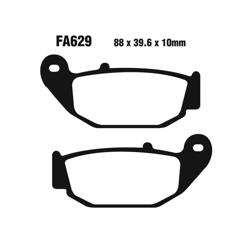 Brake Pads Tt Honda Crf 25013- - FA629TT