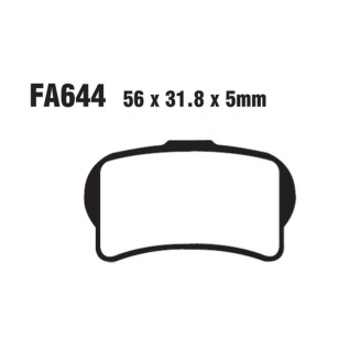 Brake Pads Tt Gas Gas Txt Racing 125/250/280 for GAS GAS Replica/Racing 2T 125/250/250/300 13-14 Brake Pads EBC