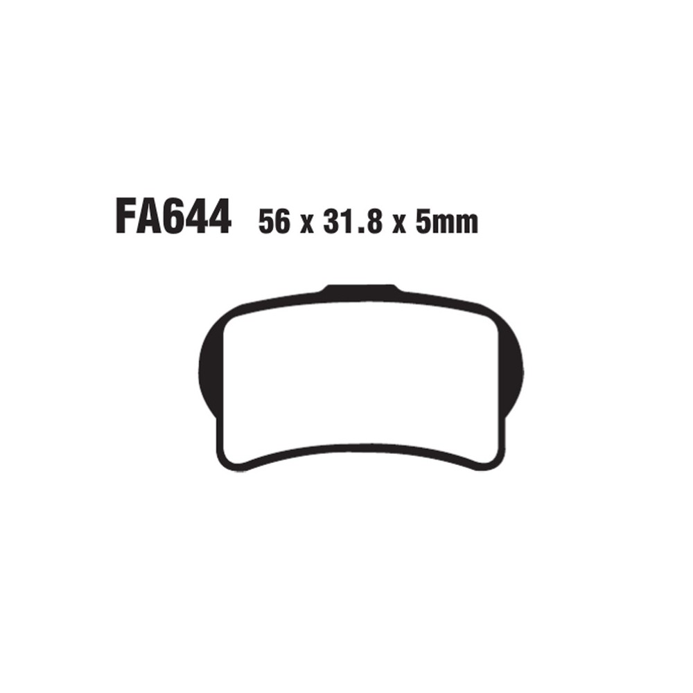 Brake Pads Tt Gas Gas Txt Racing 125/250/280 - FA644TT