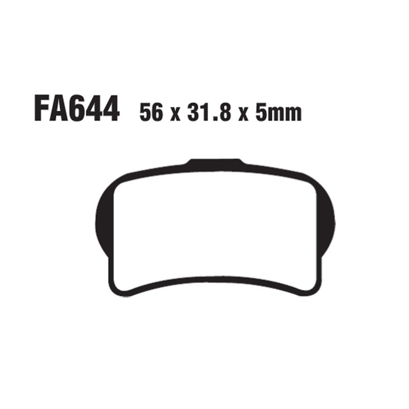 Pastiglie Tt Gas Gas Txt Racing 125/250/280 per GAS GAS Replica/Racing 2T 125/250/250/300 13-14 Pastillas de freno EBC