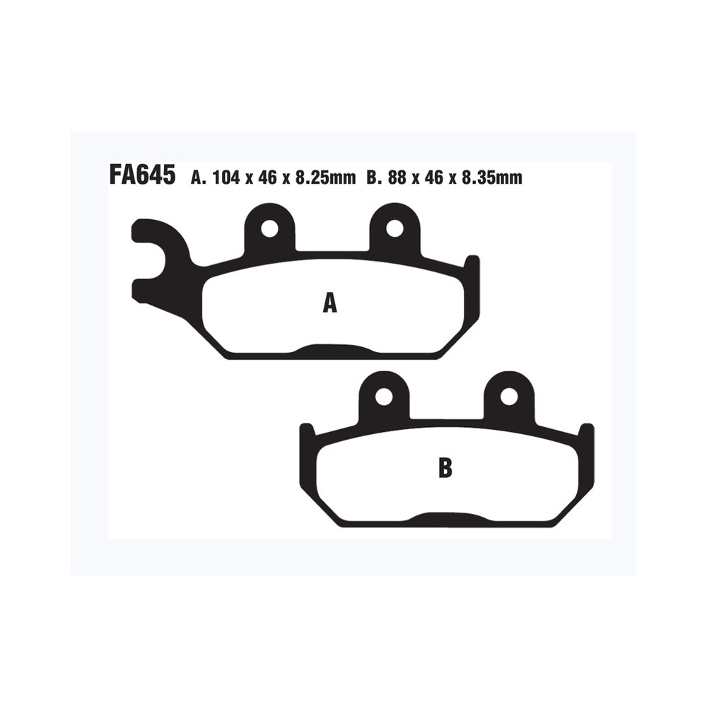 Brake Pads Tt Can Am Commander - FA645TT