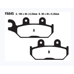 Brake Pads Tt Can Am Commander Brake Pads EBC