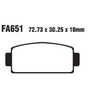 Brake Pads Tt Cf Moto / Quadzilla - FA651TT