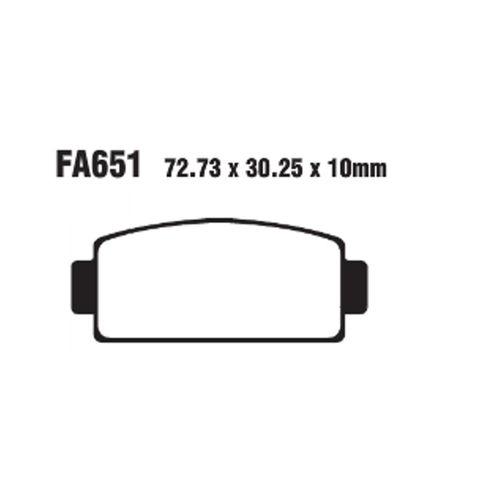 Brake Pads Tt Cf Moto / Quadzilla - FA651TT