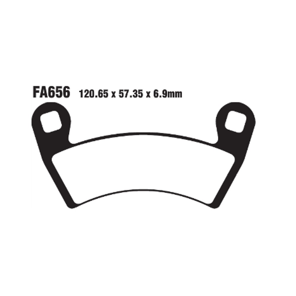 Brake Pads Tt Polaris Sportsman 14-15 - FA656TT