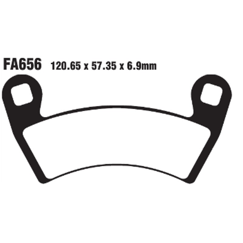 Brake Pads Tt Polaris Sportsman 14-15 for POLARIS Sportsman 325/570 14-15 and other model Brake Pads EBC