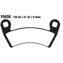 Brake Pads Tt Polaris Sportsman 14-15 - FA656TT