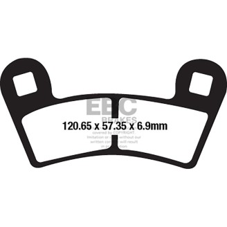 Brake Pads Tt Polaris 900 Rzr for POLARIS 900 RZR/RZR S 15- Brake Pads EBC