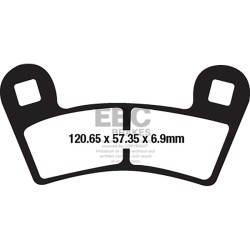 Brake Pads Tt Polaris 900 Rzr for POLARIS 900 RZR/RZR S 15- Brake Pads EBC