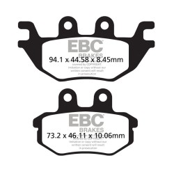 Brake Pads Tt FA686TT for KAWASAKI KAF 820 Mule Pro FXT/EPS 15-18 and other model Brake Pads EBC