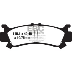 Brake Pads Tt FA701TT for HONDA SXS 00 M3P/M5P Pioneer 16-20 Brake Pads EBC