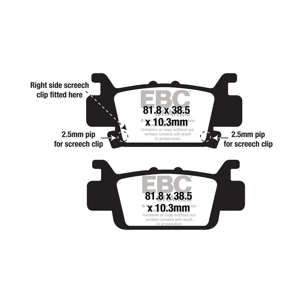 Brake Pads Tt FA704TT - FA704TT