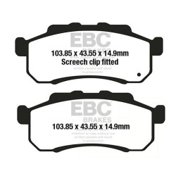Brake Pads Tt FA712TT for HONDA SXS 500 Pioneer 15-17 and other model Brake Pads EBC