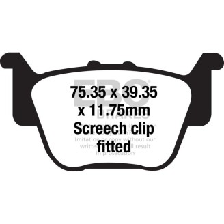 Brake Pads Tt FA714TT for HONDA SXS 500/700 M2 Pioneer 15-18 Brake Pads EBC