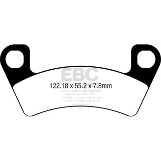 Brake Pads Tt FA740TTFRONT for ARCTIC CAT Cushman Hauler 4X4 19-20 and other model Brake Pads EBC