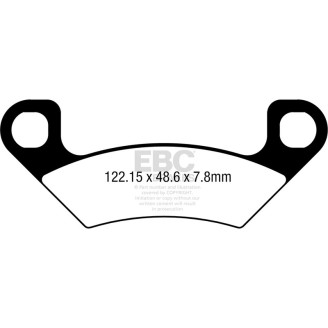 Brake Pads Tt FA742TTREAR - FA742TT