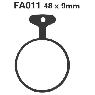 Brake Pads Yamaha Rd 250/400 - FA011