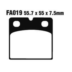 Pastiglie Ducati Ss 750-900 per DUCATI SS 750-900 75-76 Pastillas de freno EBC