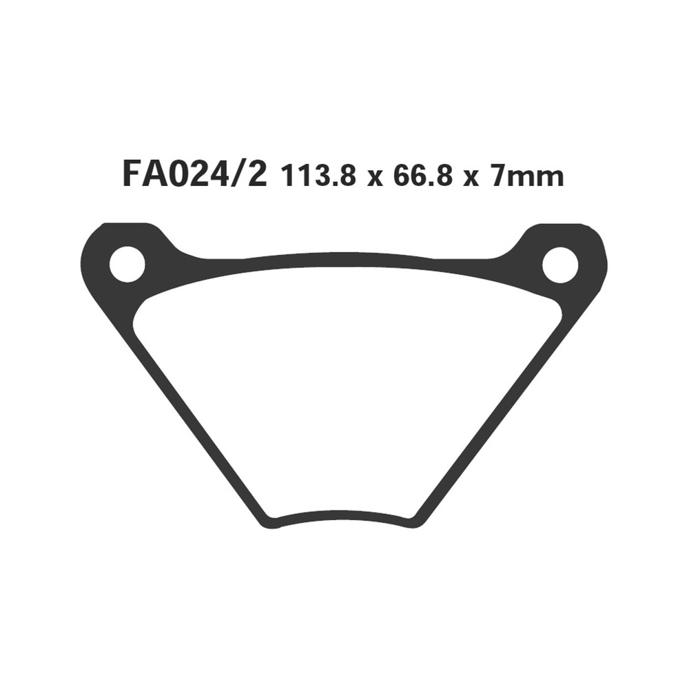 Brake Pads H.D. Fxs 73-83 for HARLEY DAVIDSON FXS 73-83 Brake Pads EBC