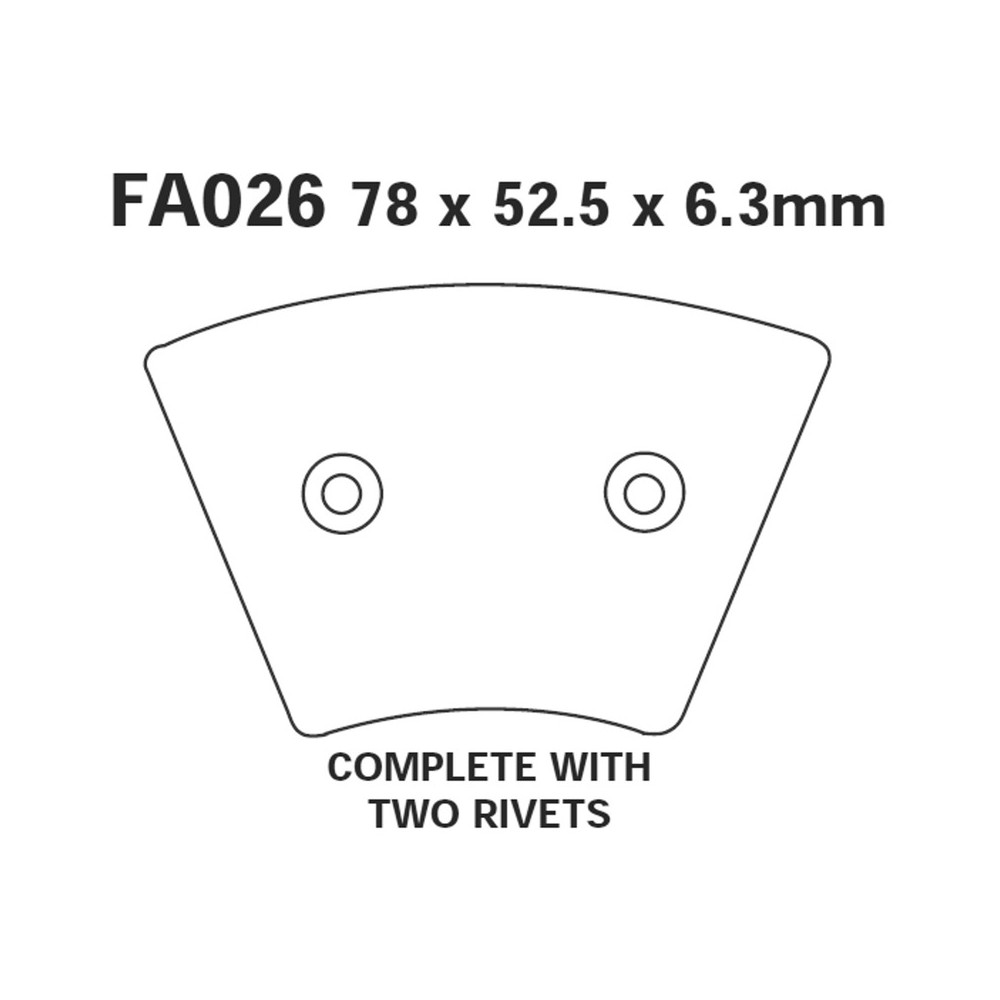 Brake Pads H.D. Fx-Xl 73-77 - FA026