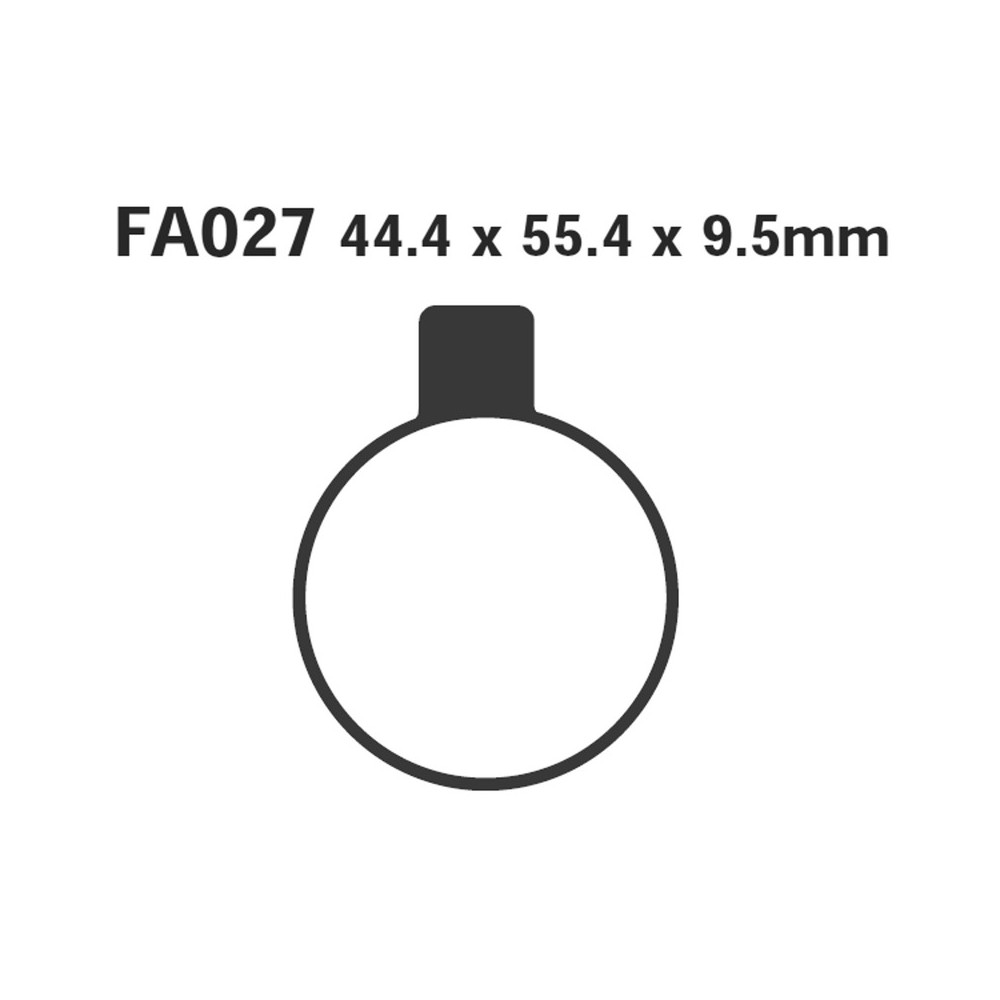 Brake Pads Norton Mk 73-75FRONT-Rear - FA027