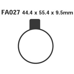 Pastiglie Norton Mk 73-75ANT.-Post. per NORTON MK I/II/III/V 750/850 73-75 Pastiglie Freno EBC
