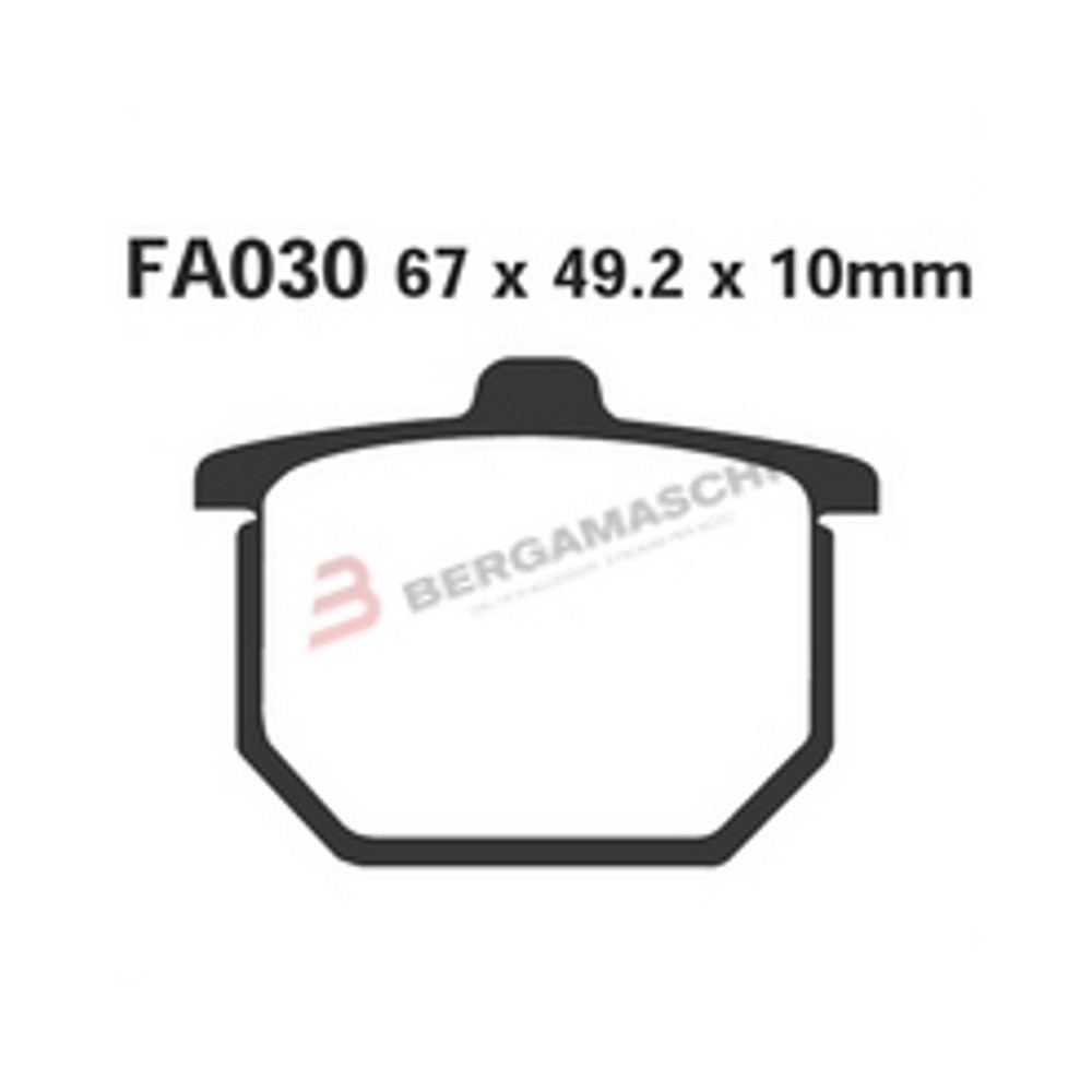 Brake Pads Honda CB400-CB750F80- - FA030