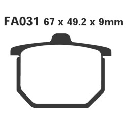 Brake Pads Honda CB750/900 79- - FA031