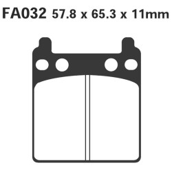 Pastiglie Honda CB750-GL100079- Pastillas de freno EBC