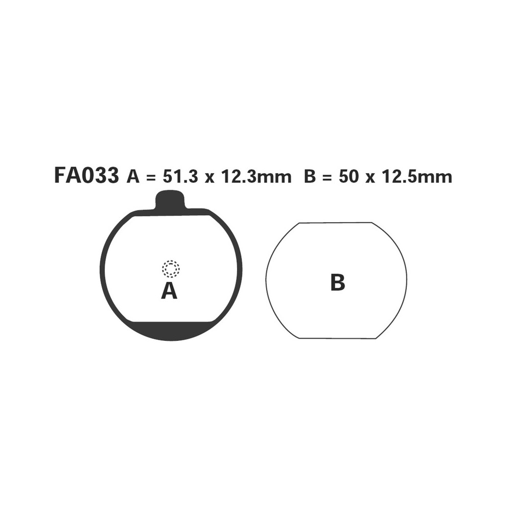 Brake Pads Kawa Z650/1000 77- - FA033
