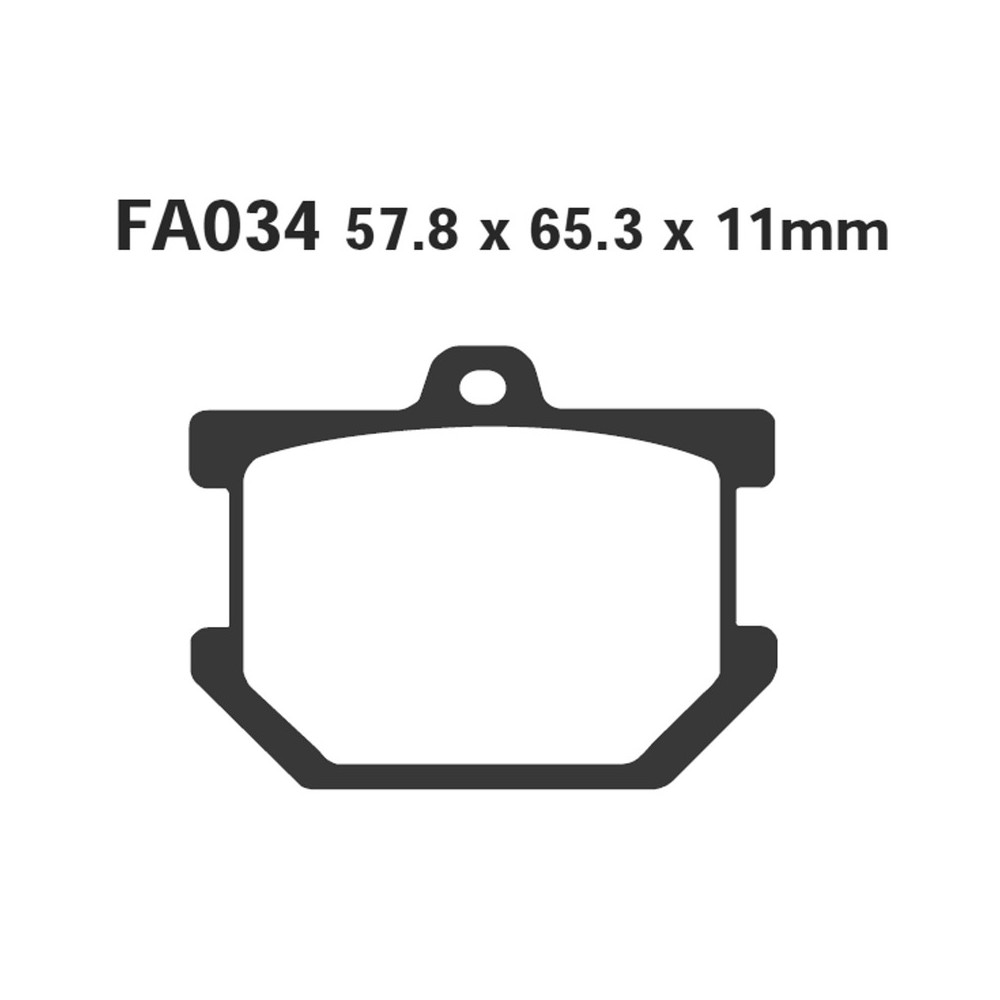 Brake Pads Yamaha Xs 250/1100 Brake Pads EBC