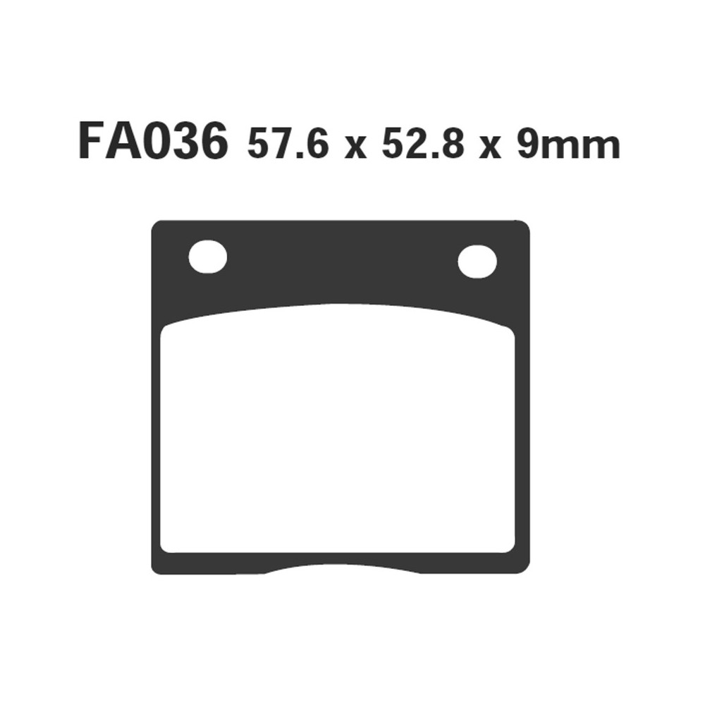 Brake Pads Suzuki GSX750 Katana 84- - FA036