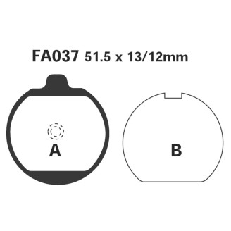 Brake Pads Kawa Z650/750 76-78 - FA037