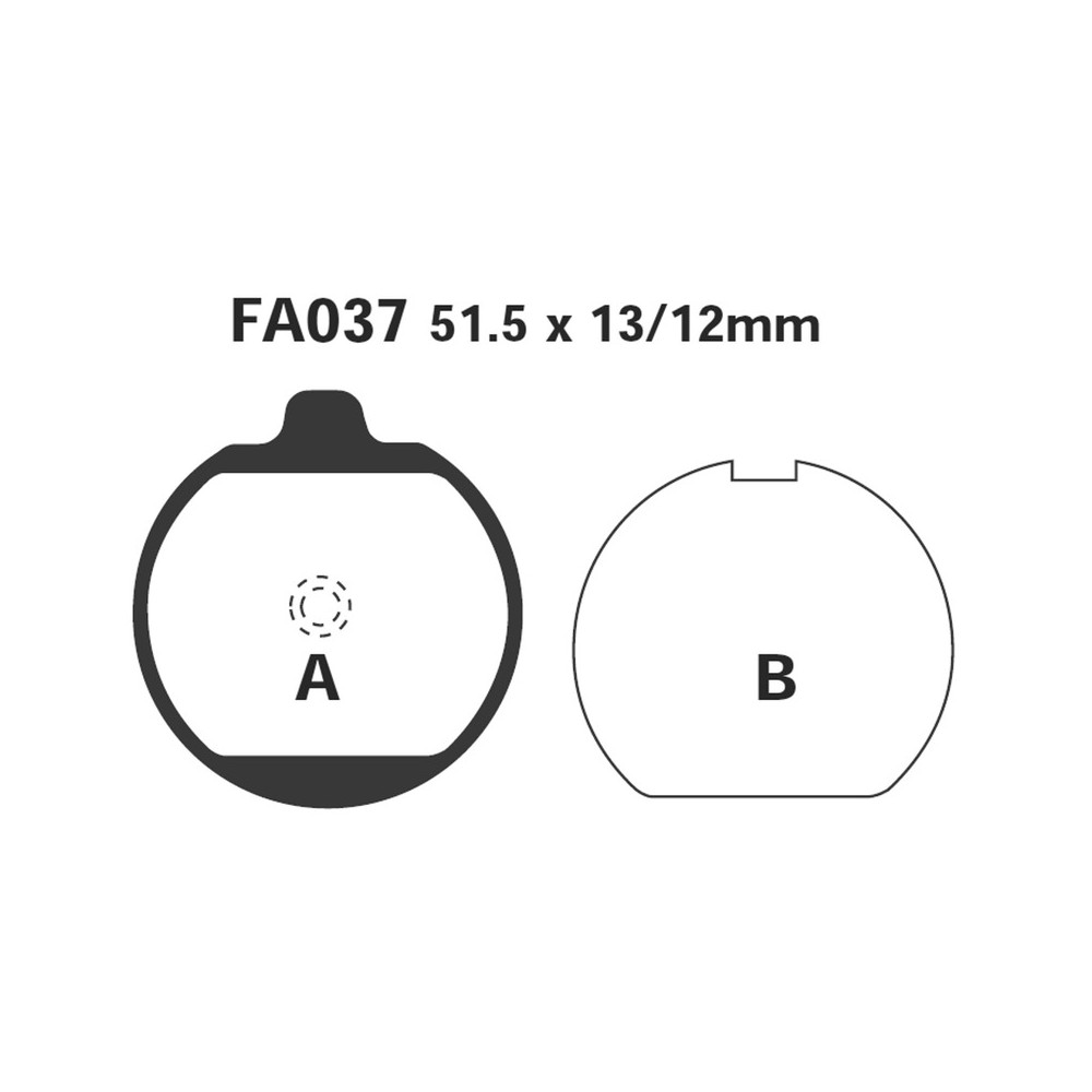 Brake Pads Kawa Z650/750 76-78 - FA037