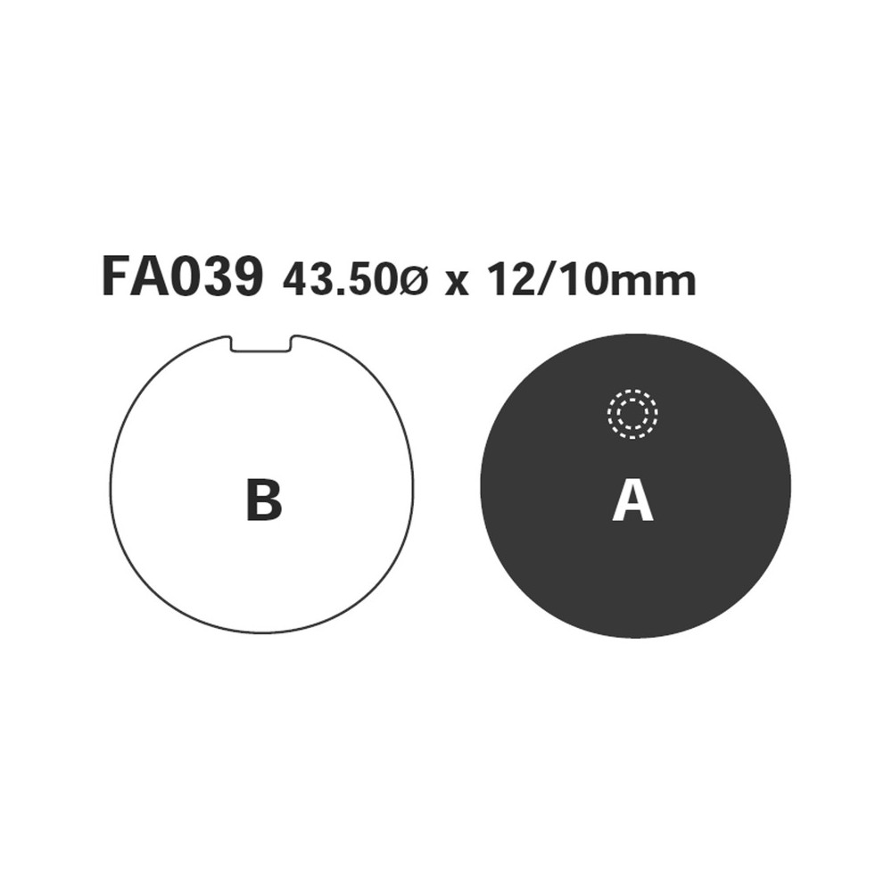 Brake Pads Kawa Z200 77-Suzuki - FA039