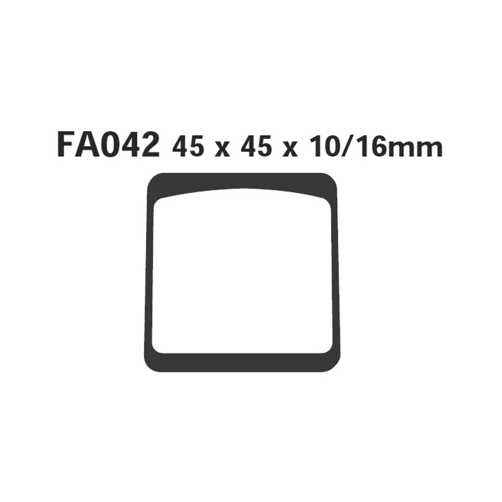 Brake Pads Yamaha RD50/125/20079-80 - FA042