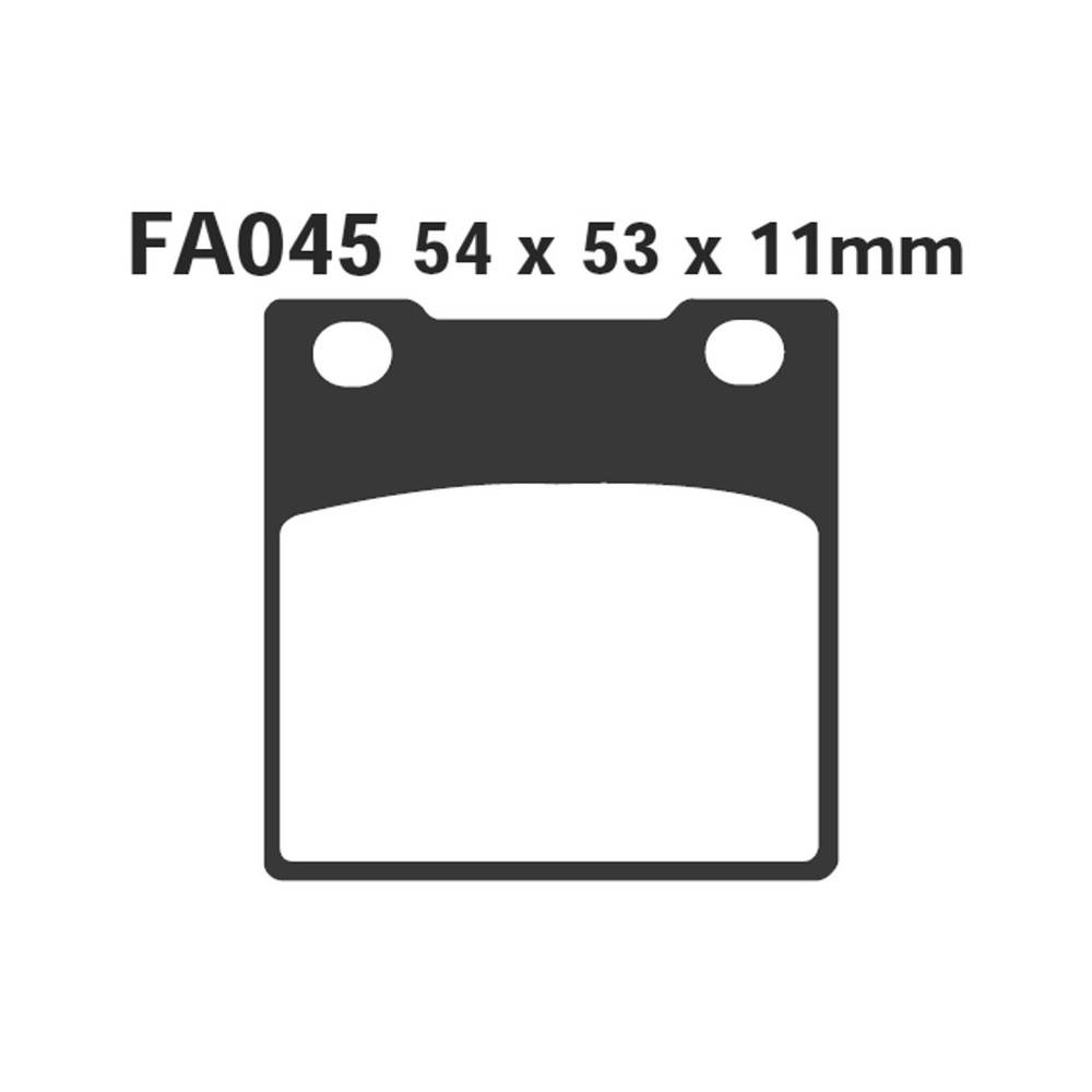 Pastiglie Honda Cb 250/400/650750 Pastiglie Freno EBC