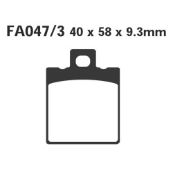 Brake Pads Honda NSR125R-CRM125 Rear - FA047/3