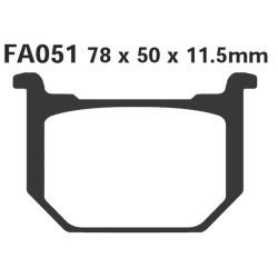 Brake Pads Suzuki Gn 250GSX 400 80- - FA051
