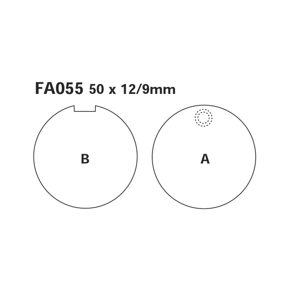 Brake Pads Suzuki Gt 73- Kawaz 900 - FA055